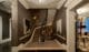 View from the second floor of large regent's park townhouse project's staircase design