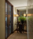 luxury hallway layout with door to outside patio from hyde park apartment project