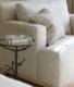 luxury white sofa and side table in modern living room interior design