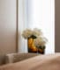contemporary flower and vase interior design decor from london riverside apartment project