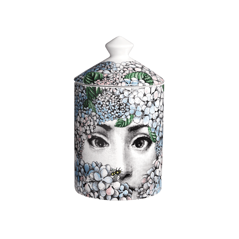 'Ortensia - Flora' Large Candle, by FORNASETTI