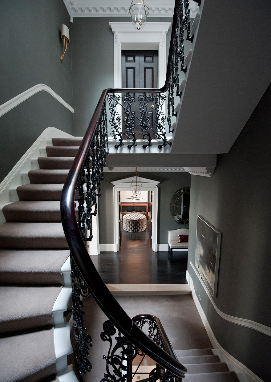 Grand ornate staircase